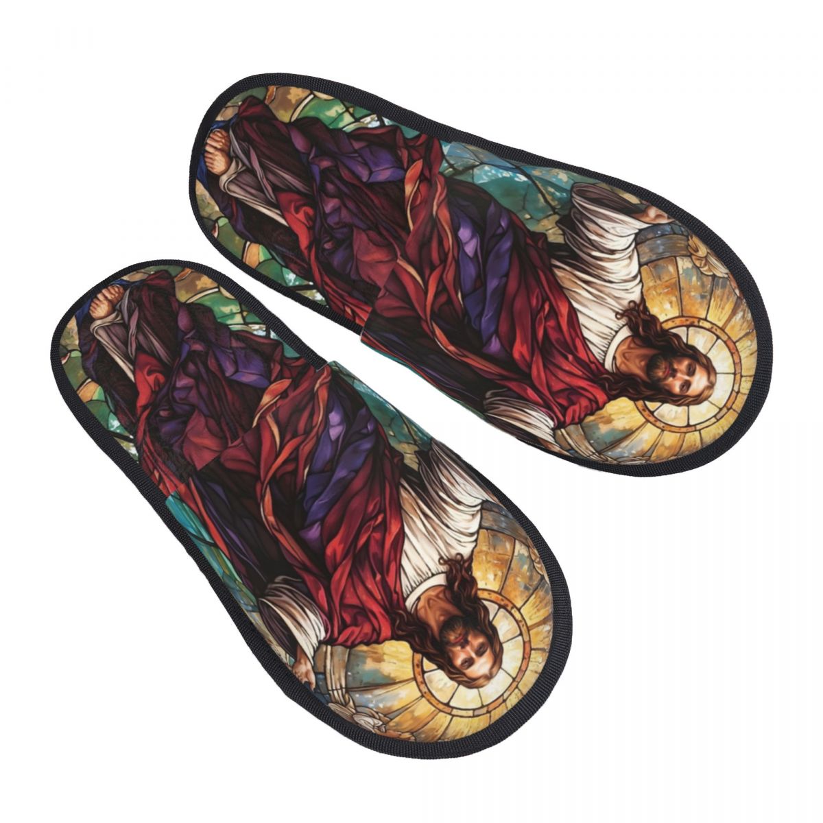 Fluffy Fur Slipper - Lord Jesus Christ Ev Terlikleri Rahat