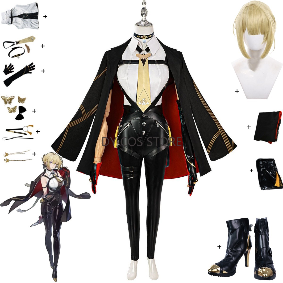 Women'S Shoes Zone - Zenless Zone Zero Evelyn Chevalier Cosplay
