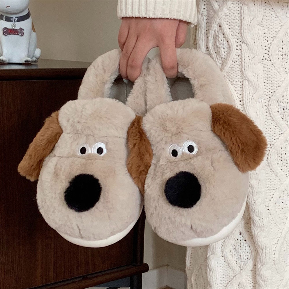 Fluffy Fur Slipper - Size36-45 Hug köpek terlik kızlar kabarık