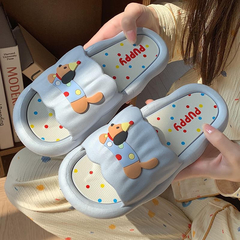 Women'S Shoes For Flat Feet - Kadınlar için Karikatür Hot Dog Terlik