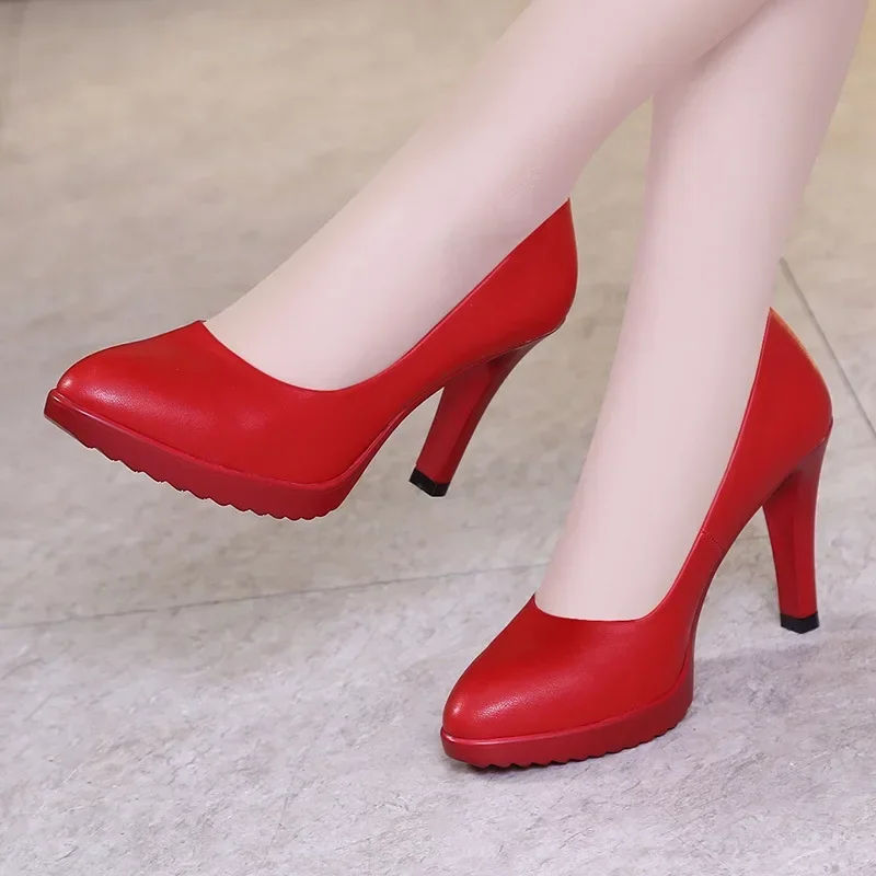 Court Heel Pointed - 8 cm Küçük Boy 32-43 Yeni
