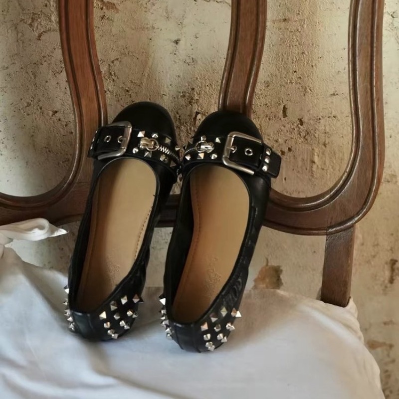 Women Shoes Size - Bolt Yuvarlak Başlı Tek Ayakkabı Kadın