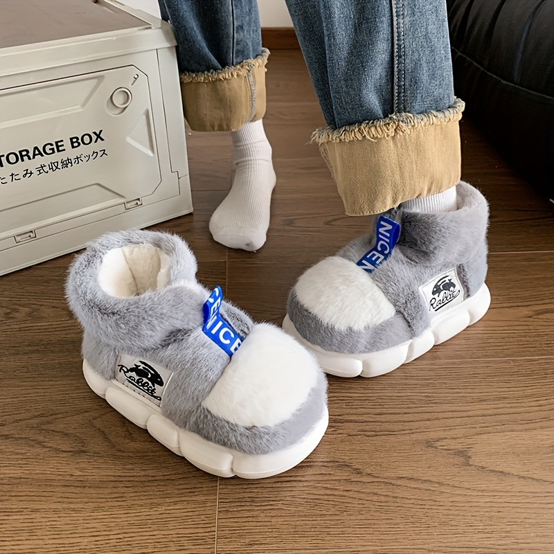 ZUOFU Unisex Moda Renk Bloklu  - Fluffy Fur Slipper incelemesi ve fiyatı