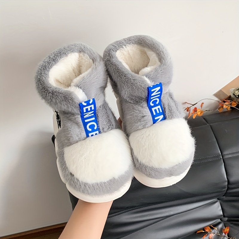 ZUOFU Unisex Moda Renk Bloklu  - Fluffy Fur Slipper incelemesi ve fiyatı