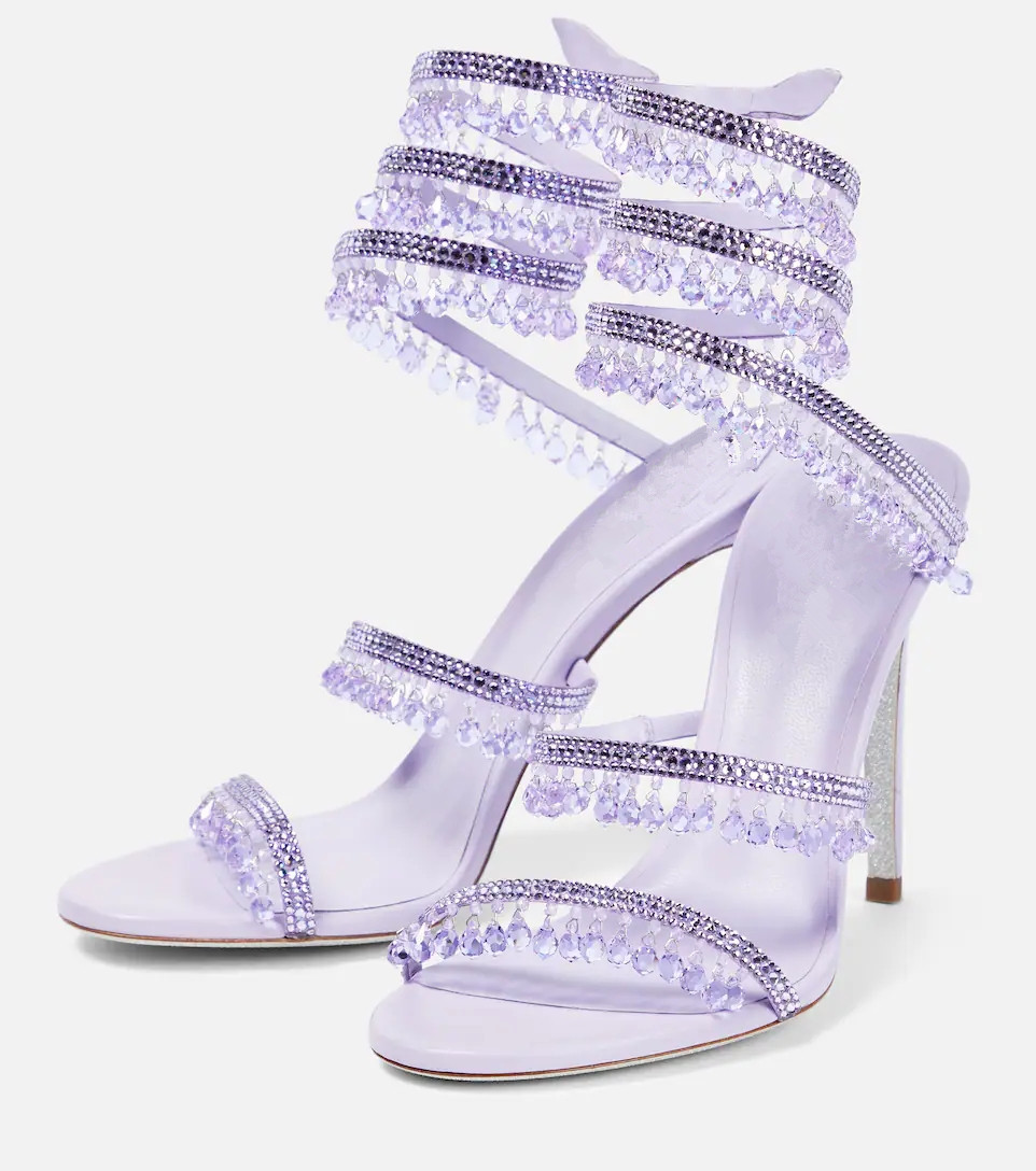 Seksi Yeşil Kristal Saçaklı St - Ankle Strap Heels incelemesi ve fiyatı