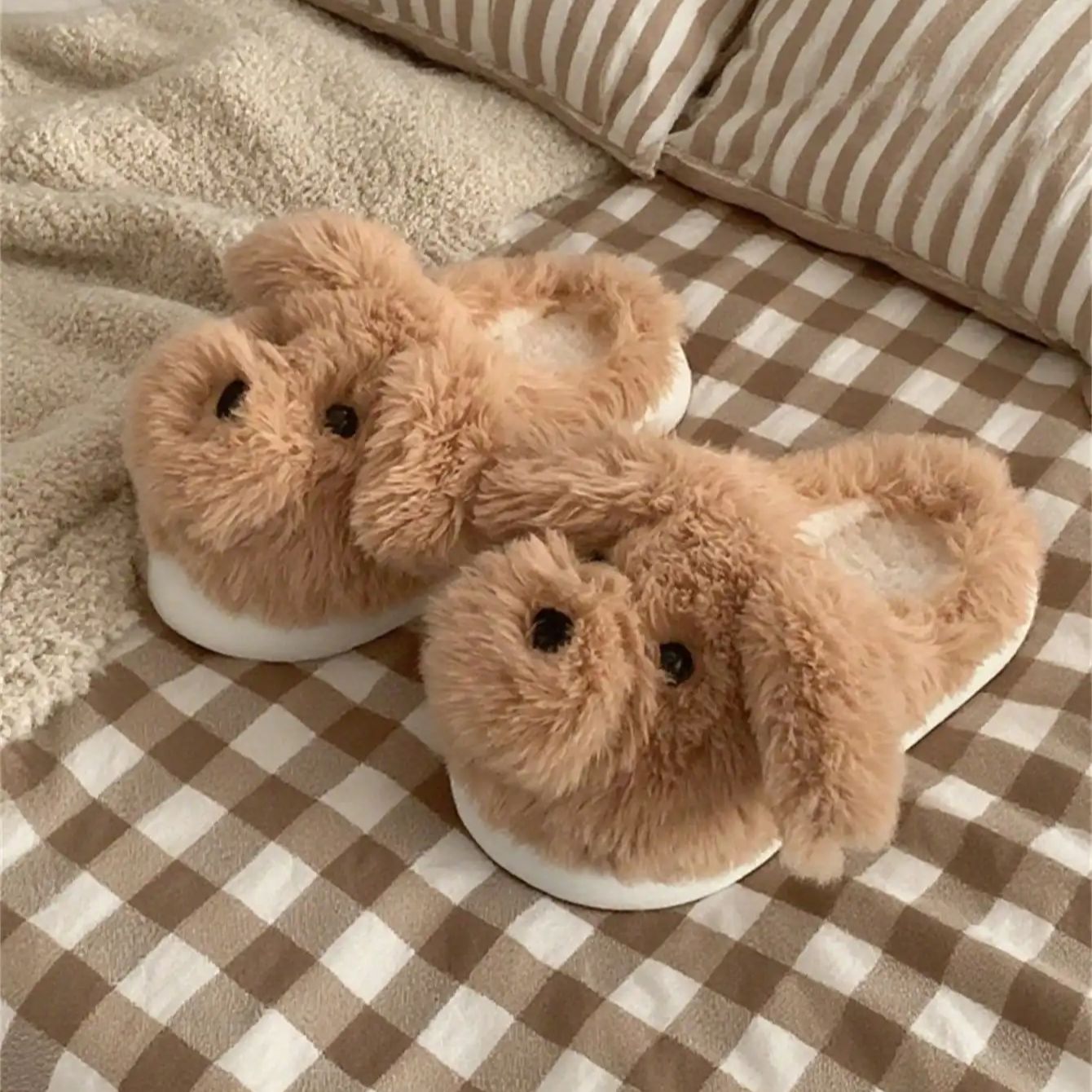 Kadın ev kürk terlik rahat sev - Women Shoes For Winter incelemesi ve fiyatı