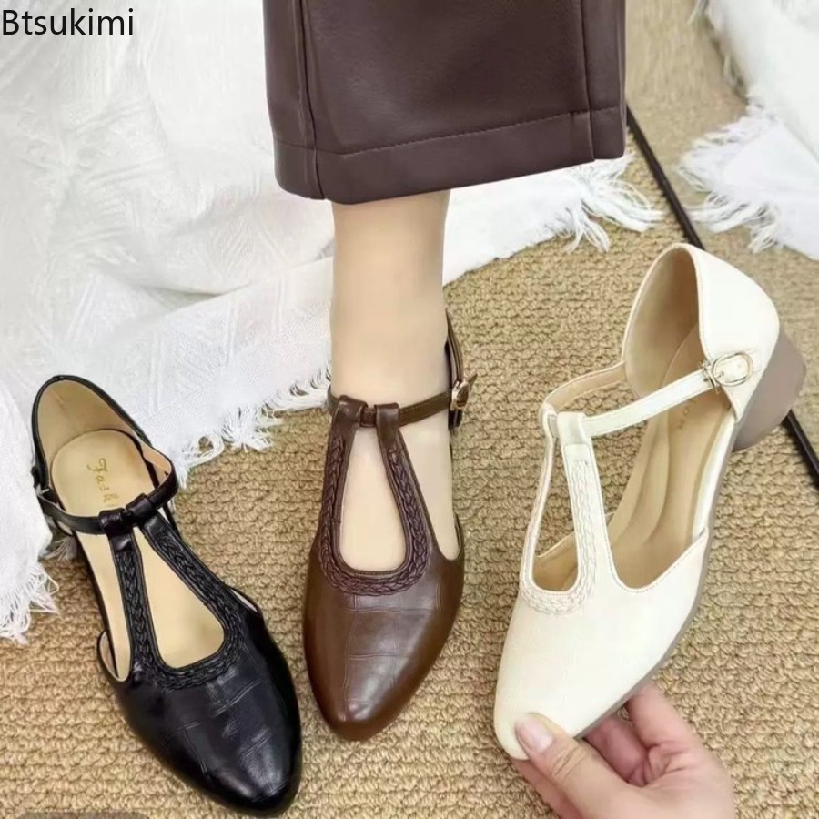 Yeni Yaz Kadın Retro Oyuklu To - Ankle Strap Heels incelemesi ve fiyatı