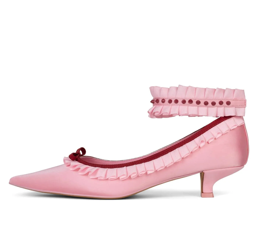 Yumuşak Oyuncu Tarzı Pembe Sat - Ankle Strap Heels incelemesi ve fiyatı