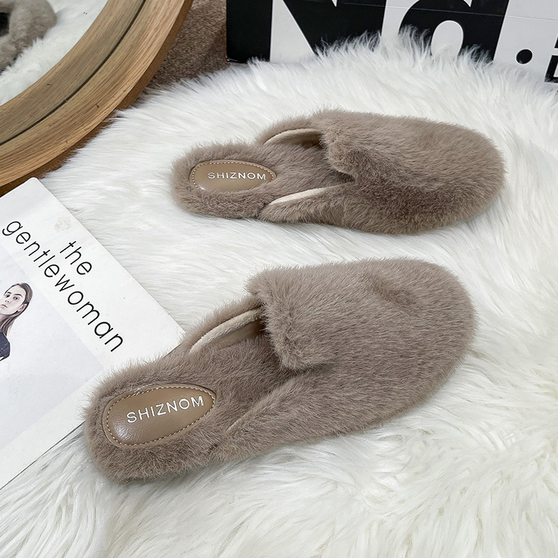 Yuvarlak Burunlu Peluş Kürklü  - Fluffy Fur Slipper incelemesi ve fiyatı