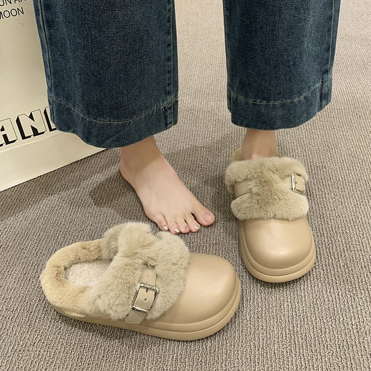 Su Geçirmez Eva Kalın Tabanlı  - Fluffy Fur Slipper incelemesi ve fiyatı