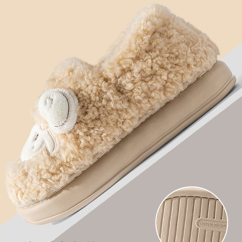 Sevimli Karikatür Kuzu Pamuk T - Fluffy Fur Slipper incelemesi ve fiyatı