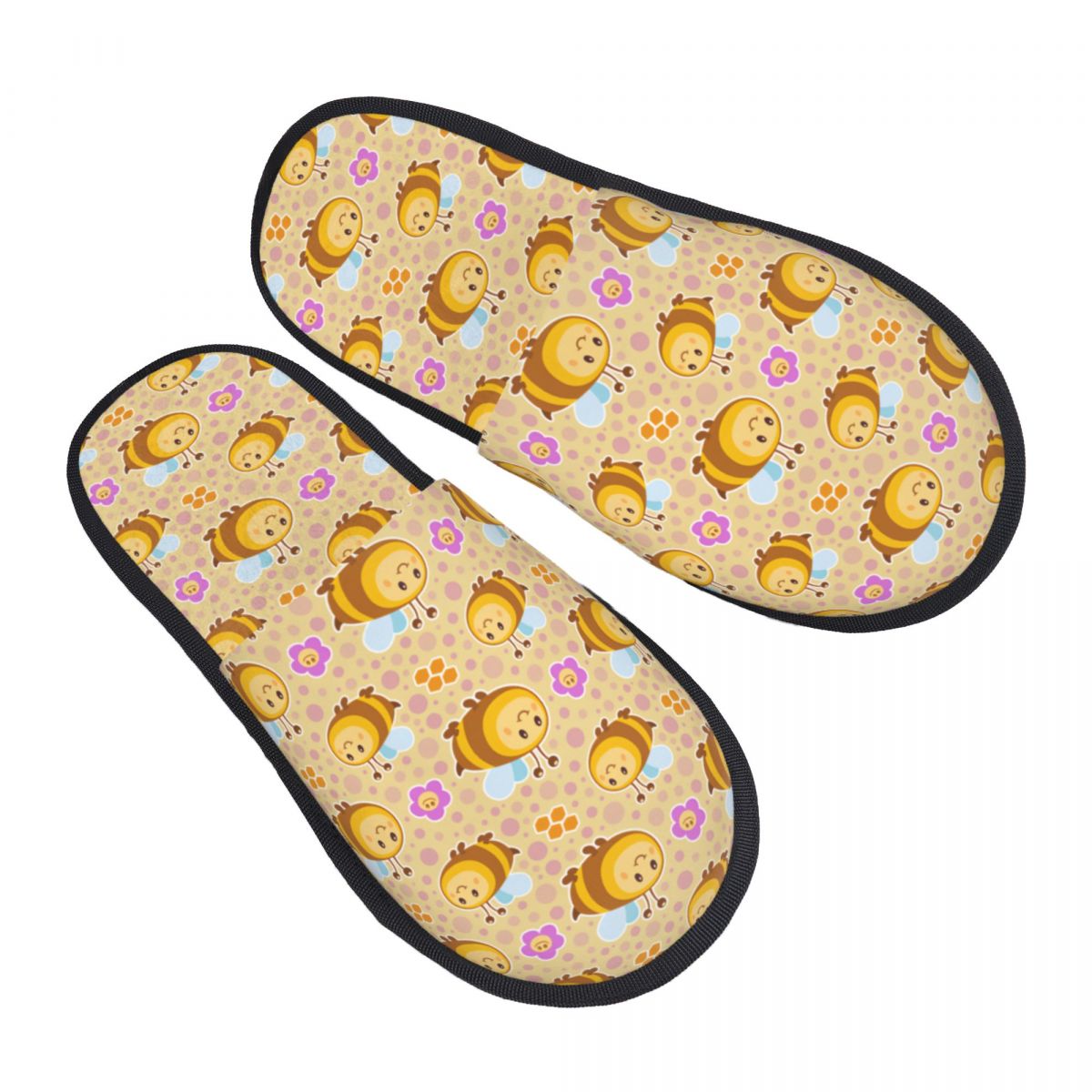 Sevimli Arı Çiçek Desenli Ev T - Fluffy Fur Slipper incelemesi ve fiyatı