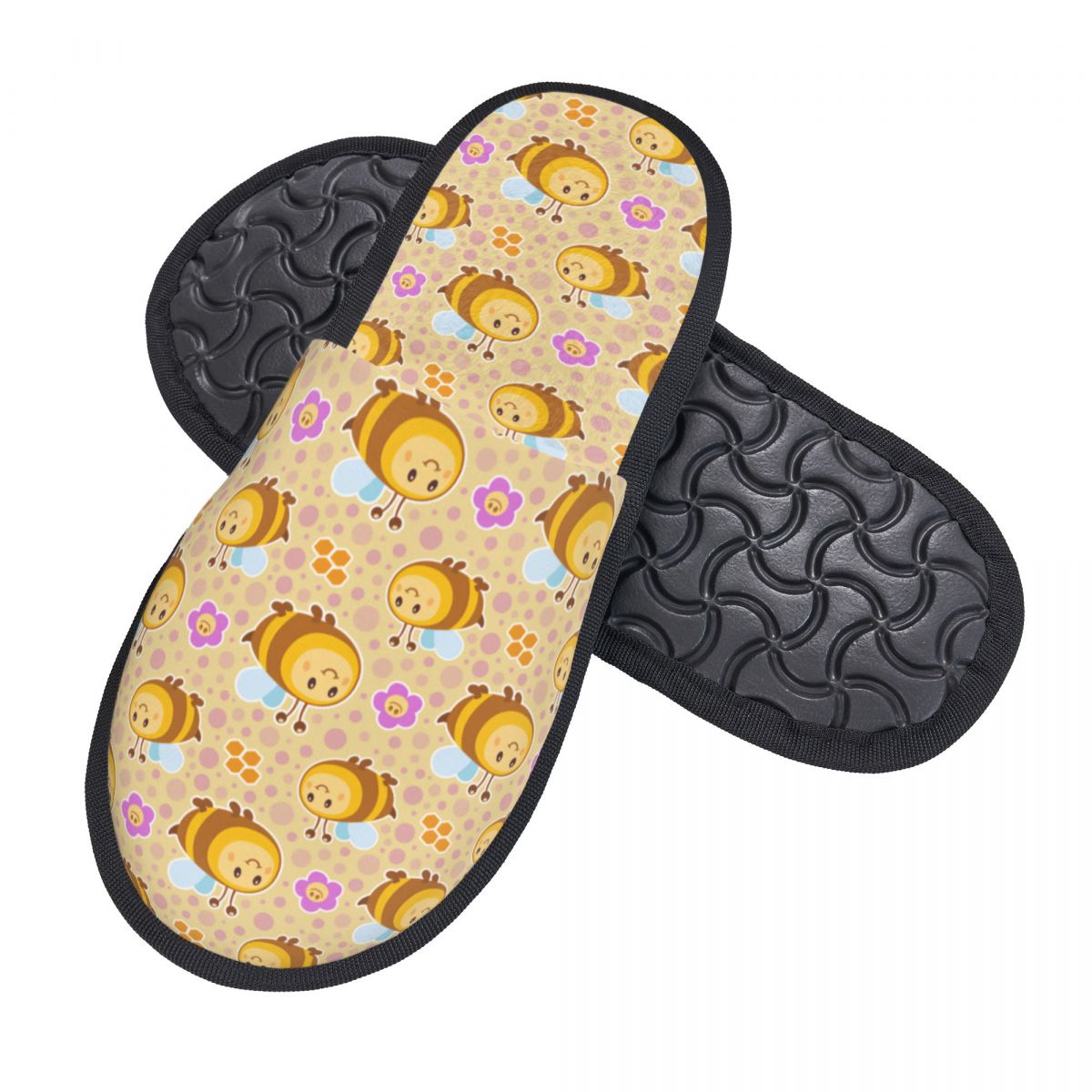 Sevimli Arı Çiçek Desenli Ev T - Fluffy Fur Slipper incelemesi ve fiyatı