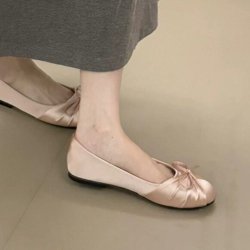 2026 Yeni Fiyonklu Saten Sığ T - Women'S Shoes For Flat Feet incelemesi ve fiyatı