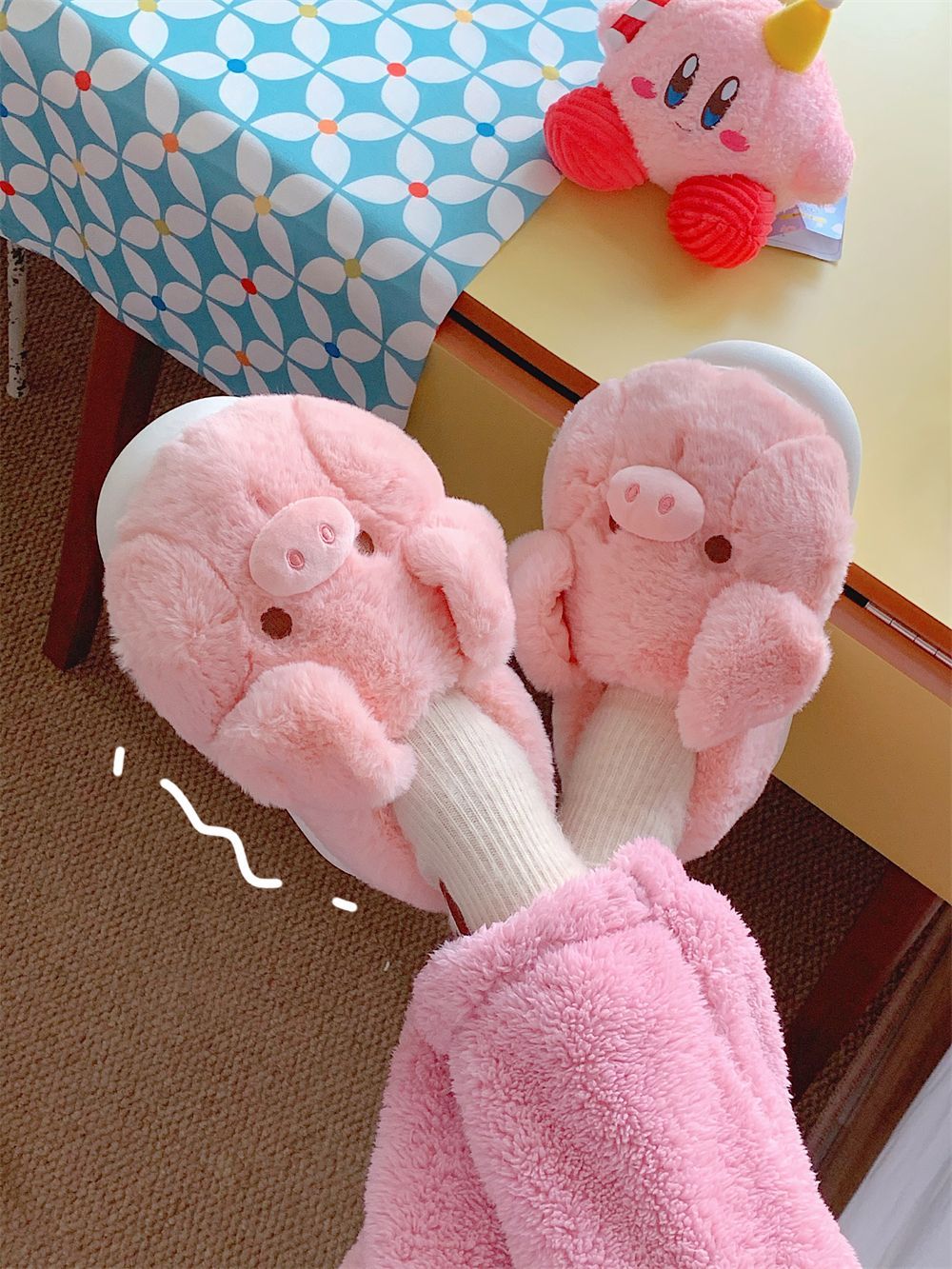 Feerldi Pembe Tüylü Domuz Terl - Fluffy Fur Slipper incelemesi ve fiyatı