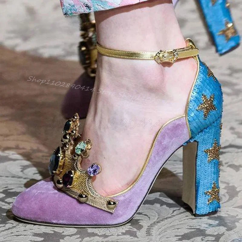 Mahkeme Tarzı Kristal Taç Tasa - Court Heel Pointed incelemesi ve fiyatı