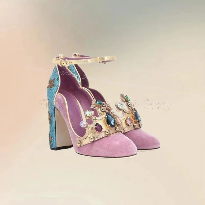 Mahkeme Tarzı Kristal Taç Tasa - Court Heel Pointed incelemesi ve fiyatı