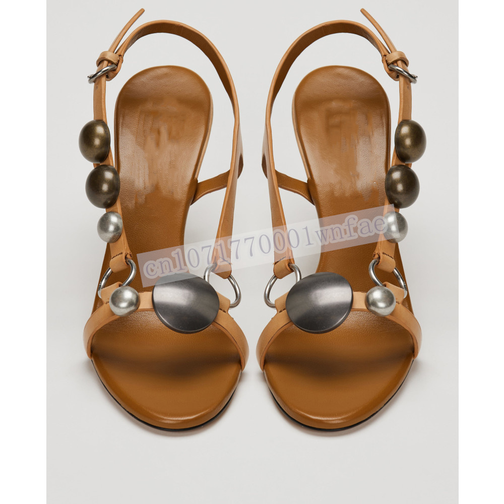 Kadın Kahverengi Deri Arkası A - Ankle Strap Heels incelemesi ve fiyatı