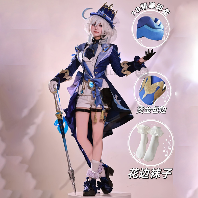 Furina Cosplay Kostümü Peruk S - Women'S Shoes Zone incelemesi ve fiyatı