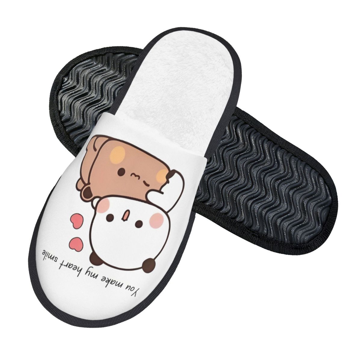 Özel Baskılı Şeftali ve Gomas  - Fluffy Fur Slipper incelemesi ve fiyatı
